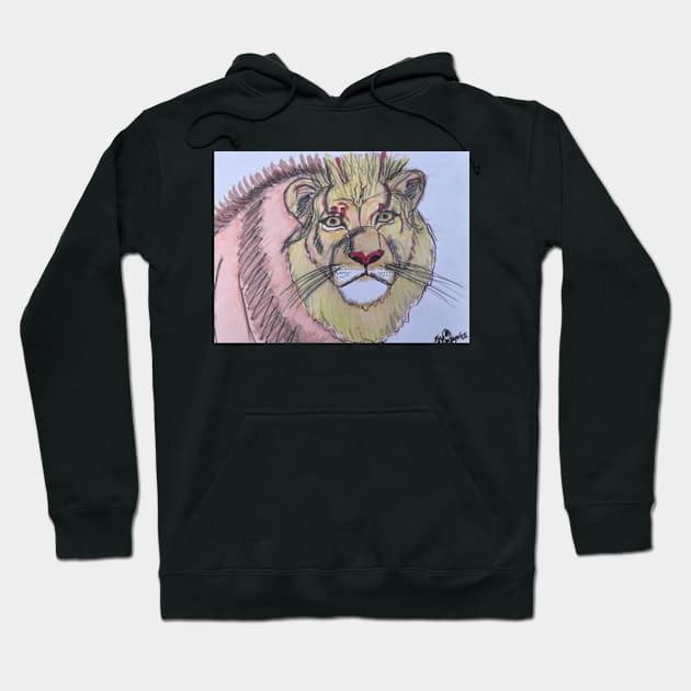 Lion Bright Eyes Hoodie by Finnaflutter